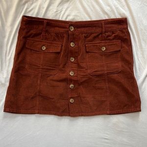 AE Button-Up Skirt